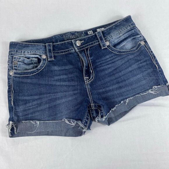 Miss Me Cutoff Jean Shorts sz 33 - Picture 1 of 6